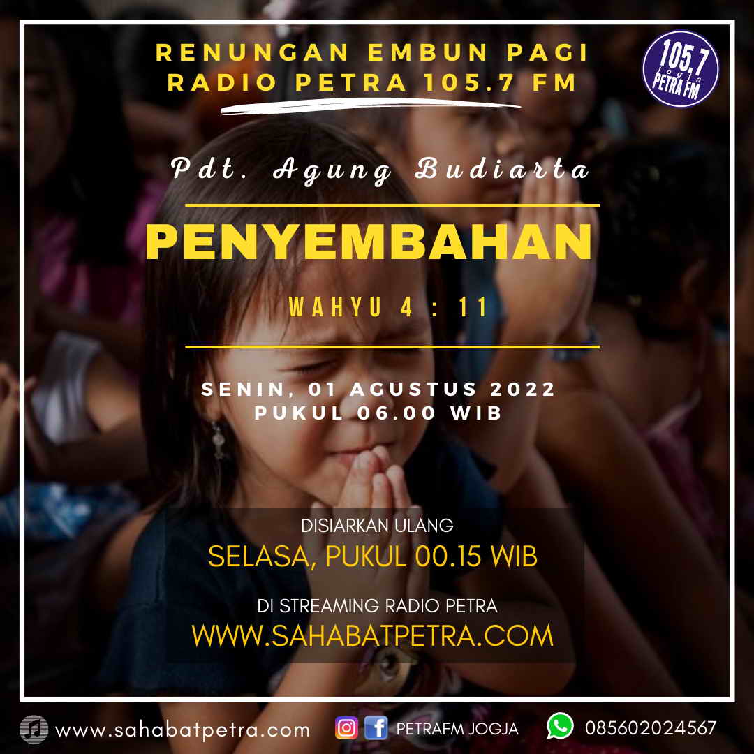 Embun Pagi - 01 AGUSTUS 2022