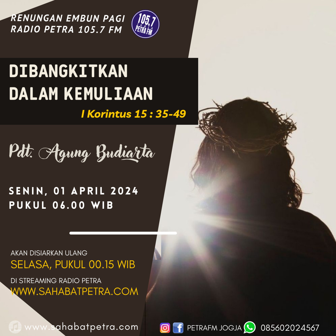 Embun Pagi - 01 APRIL 2024
