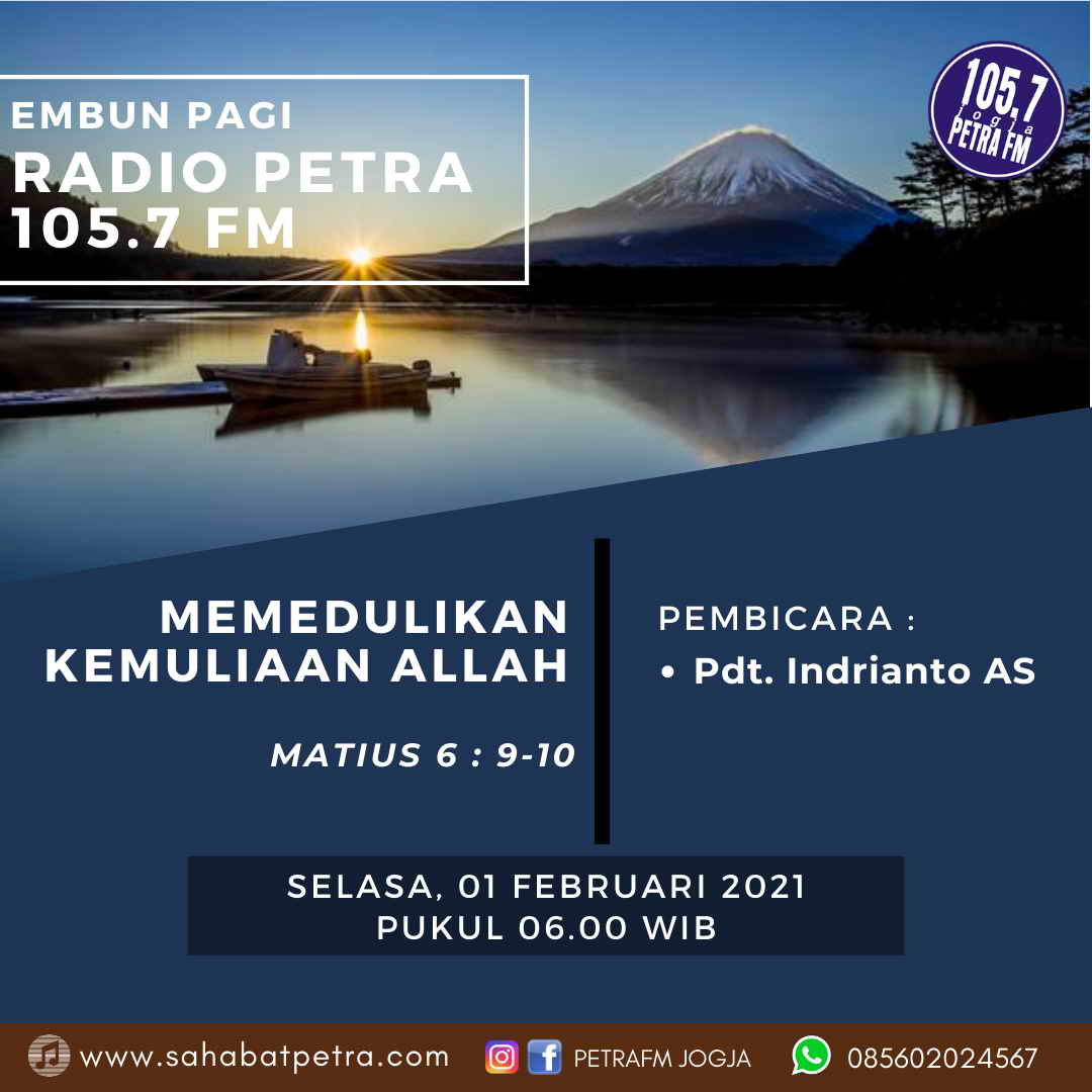 Embun Pagi - 01 FEBRUARI 2021