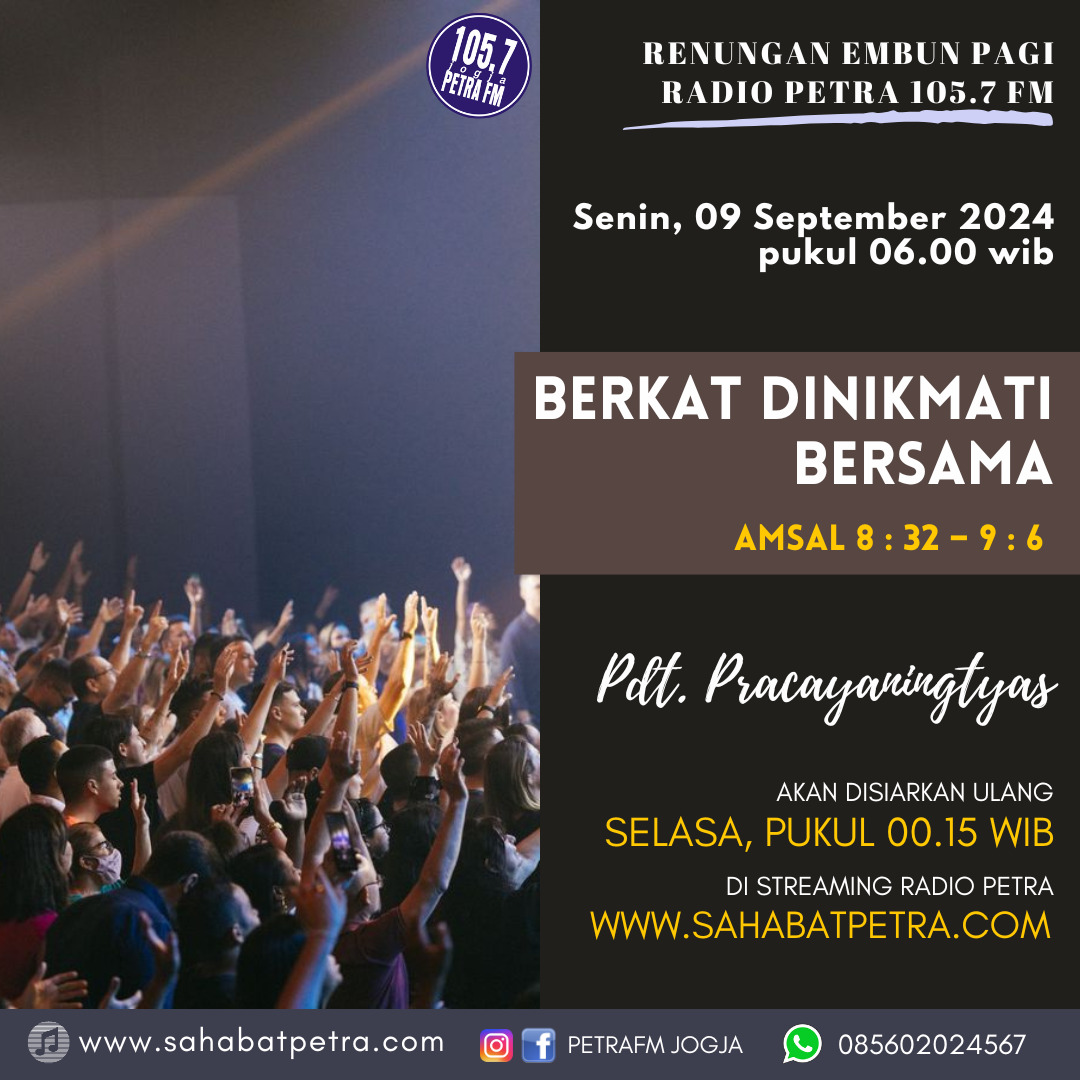 Embun Pagi - 09 SEPTEMBER 2024