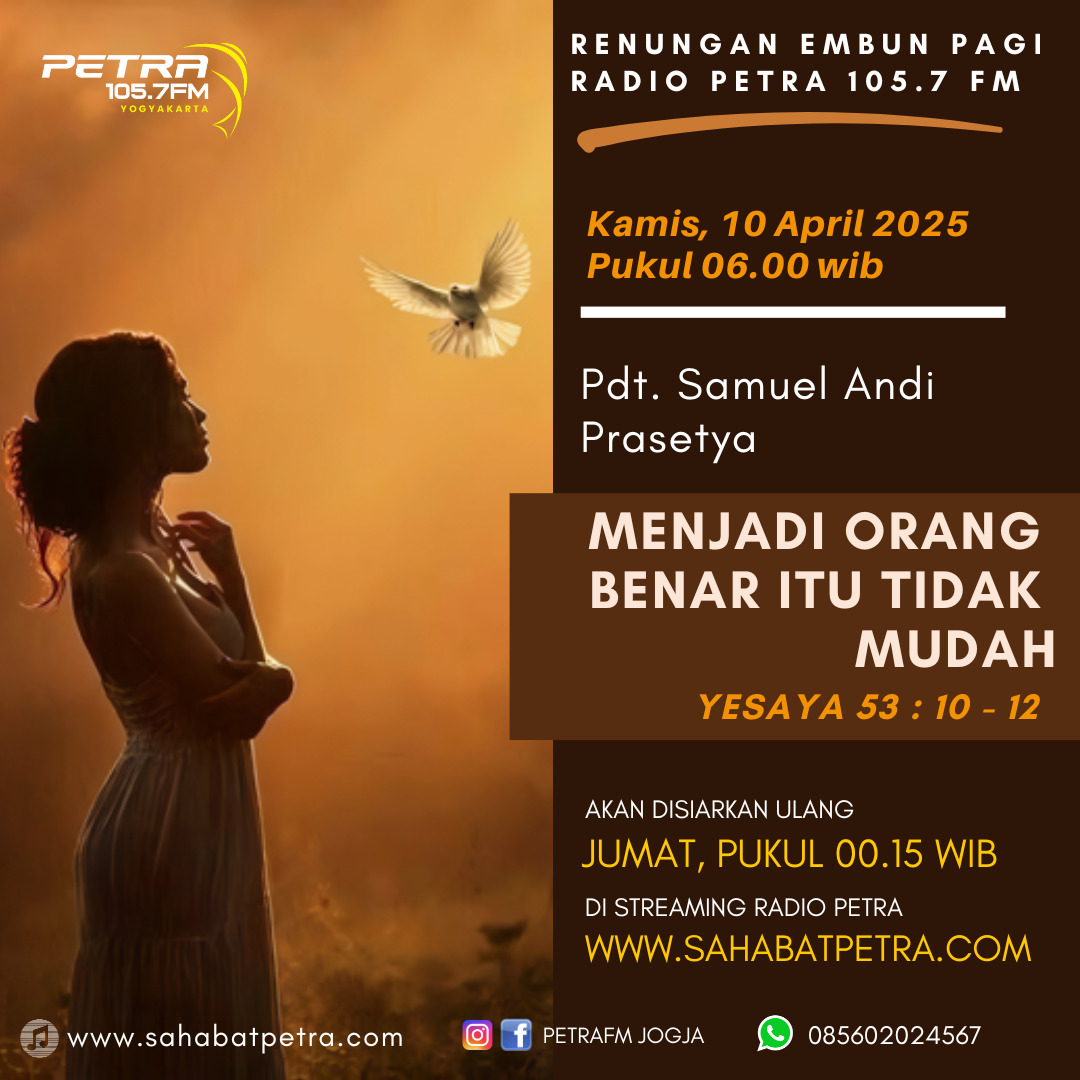 Embun Pagi - 10 APRIL 2025