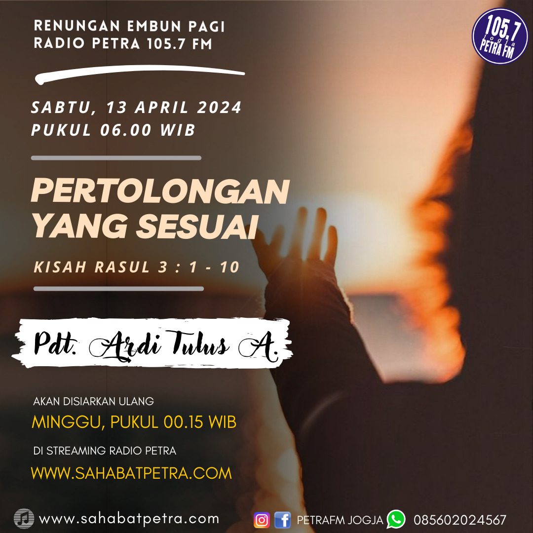Embun Pagi - 13 APRIL 2024