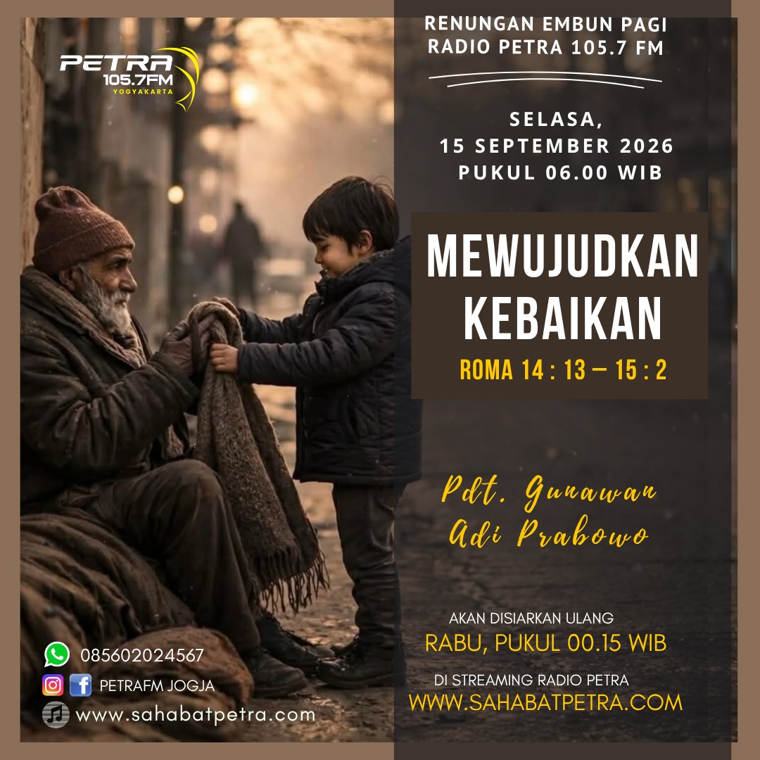 Embun Pagi - 15 SEPTEMBER 2026