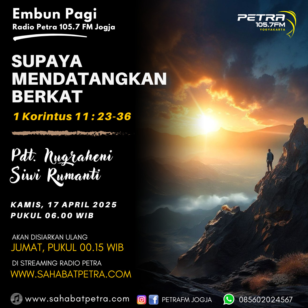 Embun Pagi - 17 APRIL 2025