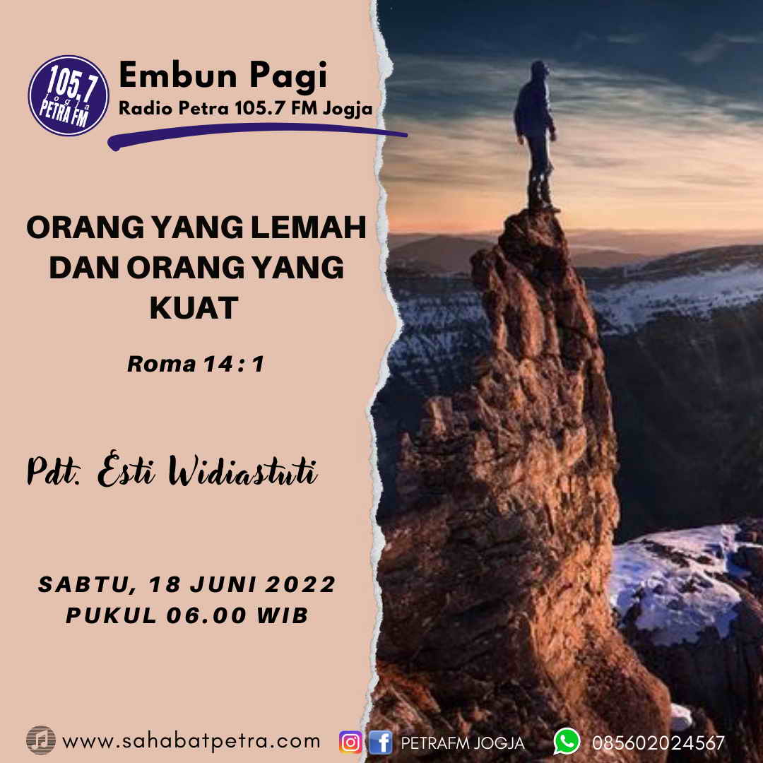 Embun Pagi - 18 JUNI 2022