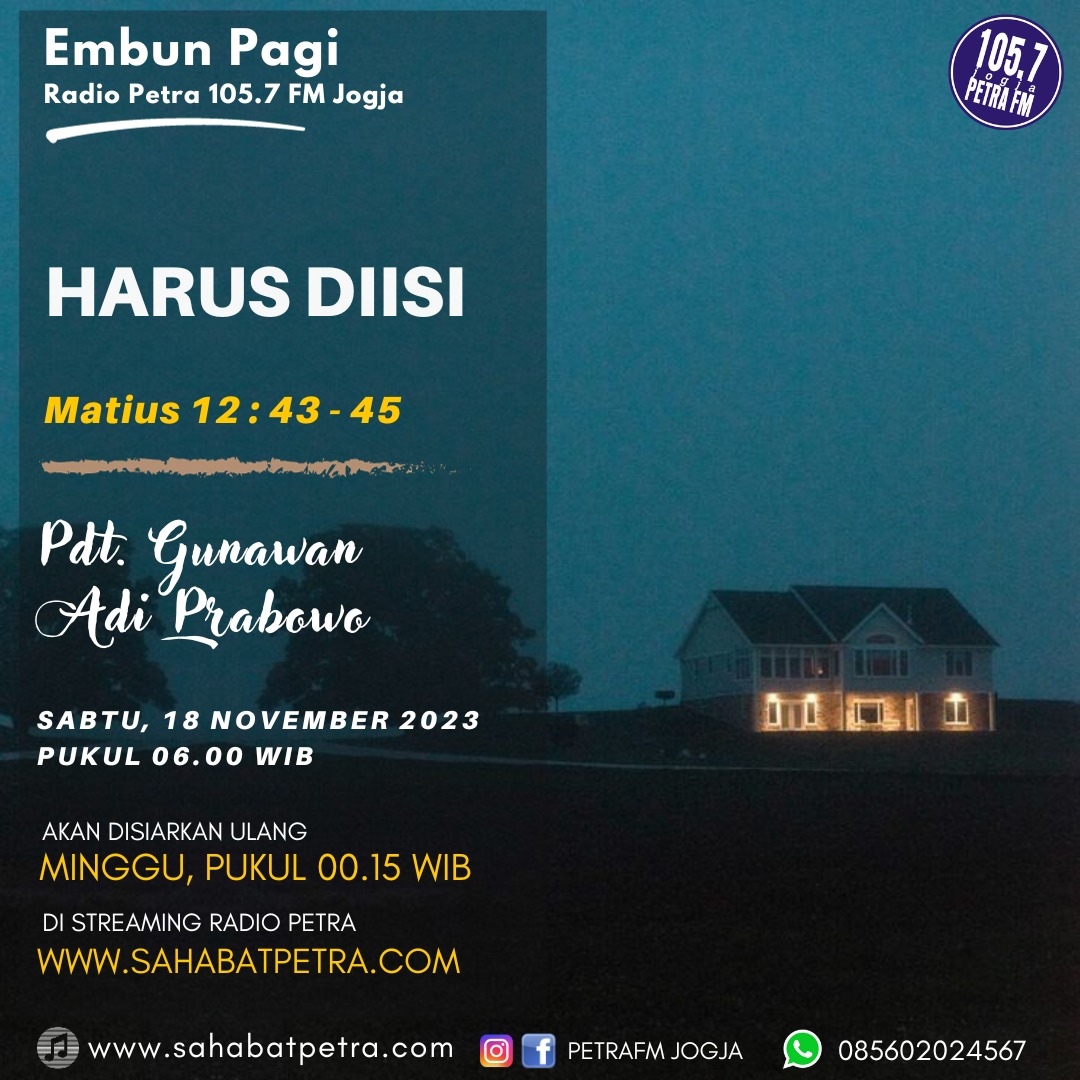 Embun Pagi - 18 NOVEMBER 2023