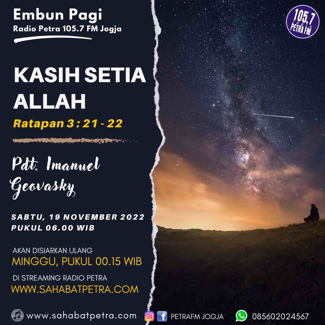 Embun Pagi - 19 NOVEMBER 2022