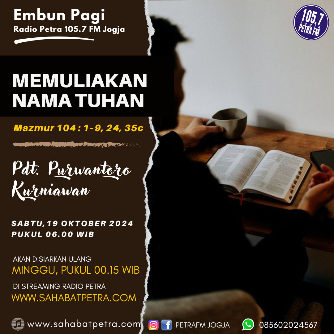 Embun Pagi - 19 OKTOBER 2024