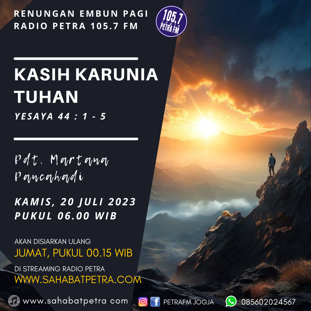 Embun Pagi - 20 JULI 2023