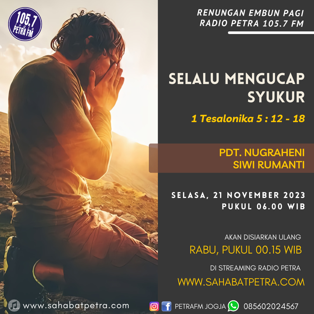 Embun Pagi - 21 NOVEMBER 2023