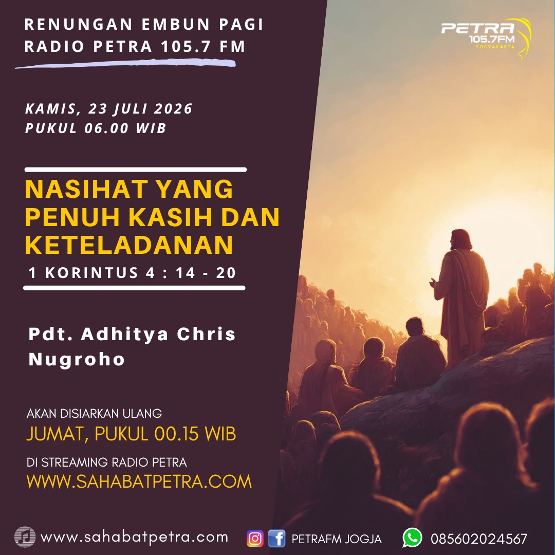 Embun Pagi - 23 JULI 2026