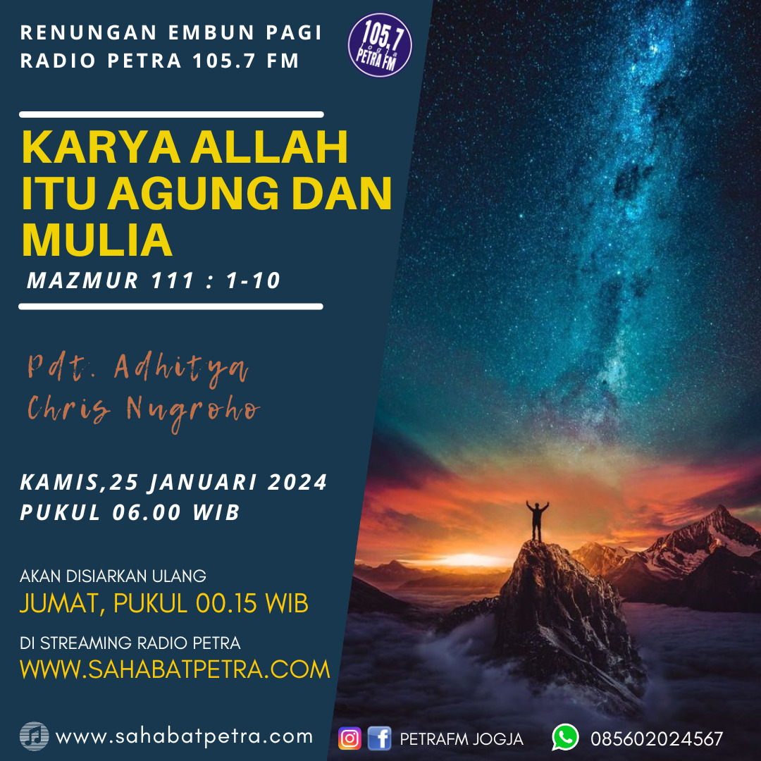 Embun Pagi - 25 JANUARI 2024