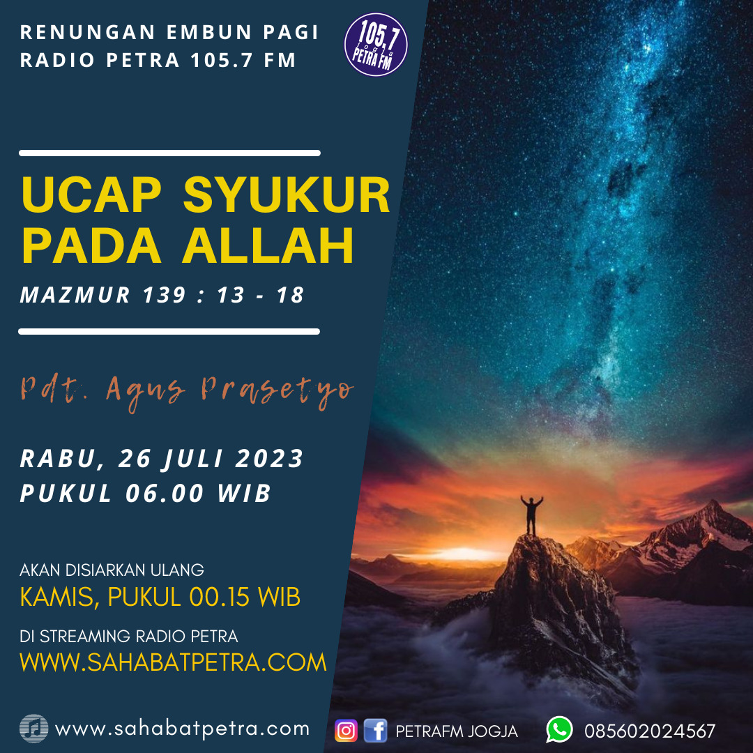 Embun Pagi - 26 JULI 2023