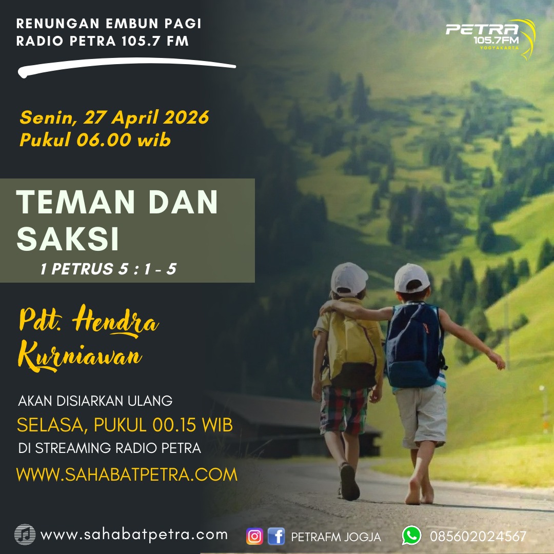Embun Pagi - 27 APRIL 2026