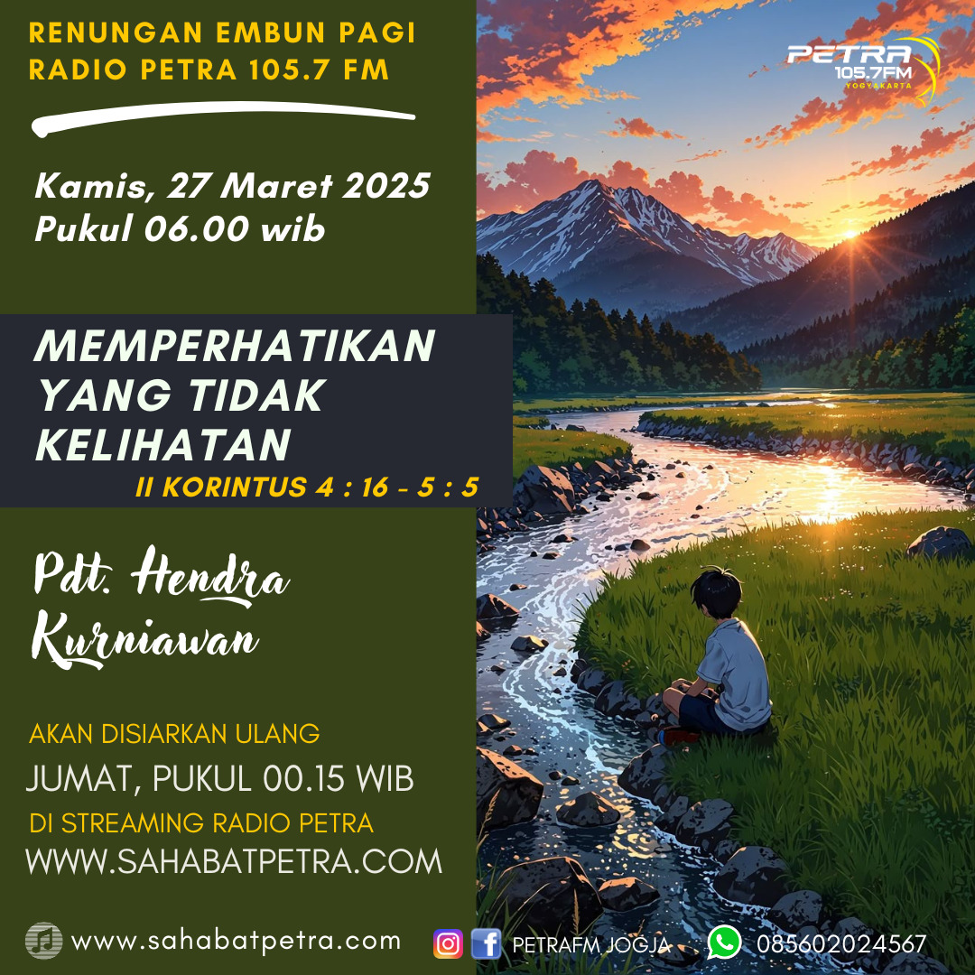 Embun Pagi - 27 MARET 2025