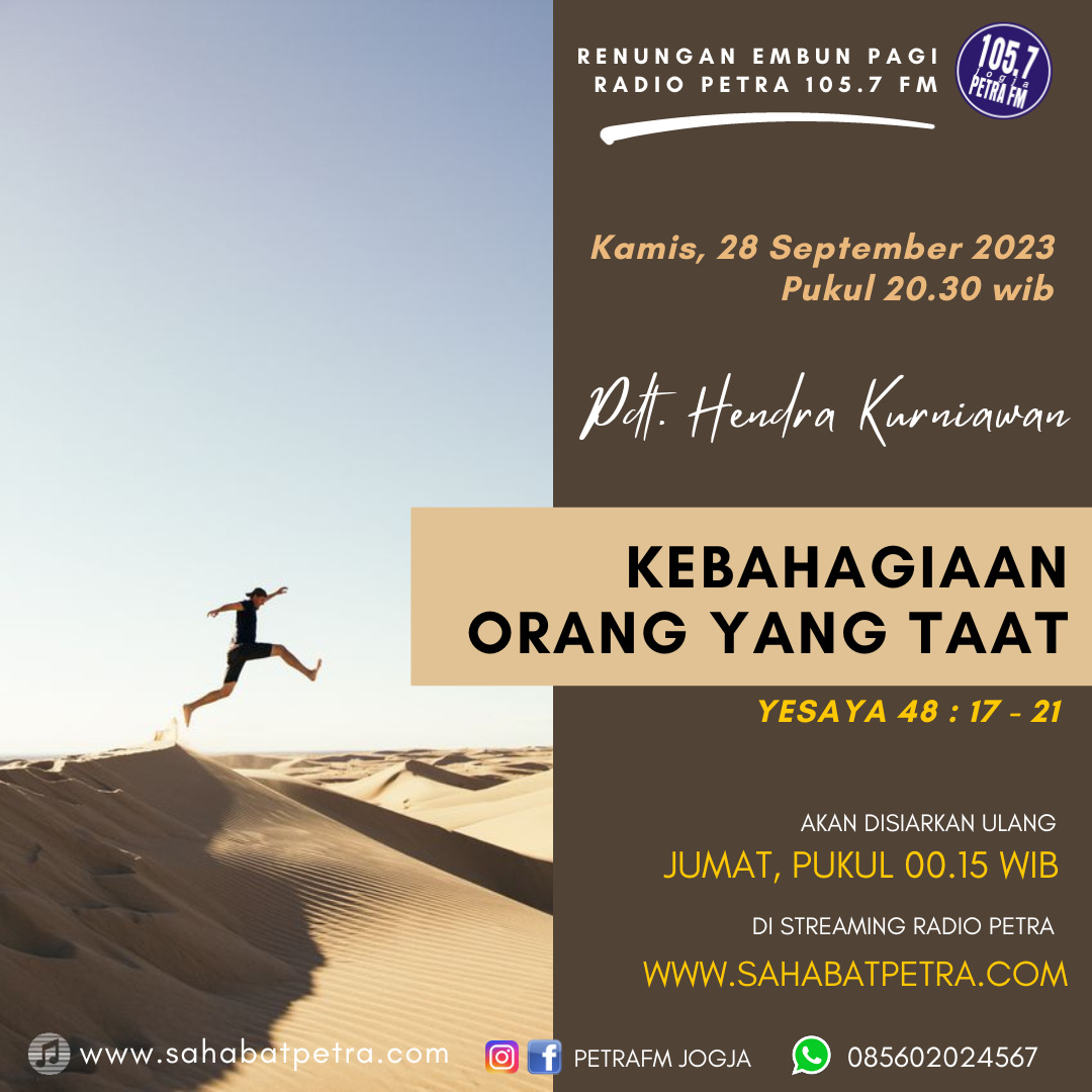 Embun Pagi - 28 SEPTEMBER 2023