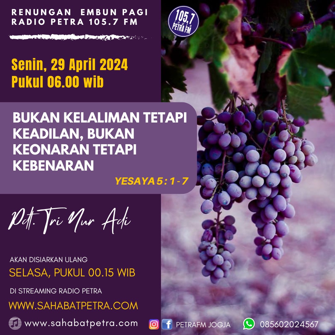Embun Pagi - 29 APRIL 2024