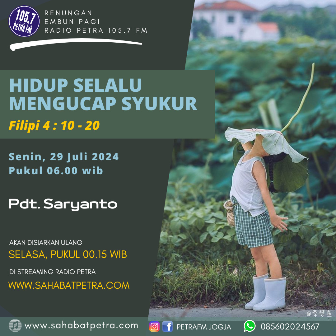 Embun Pagi - 29 JULI 2024
