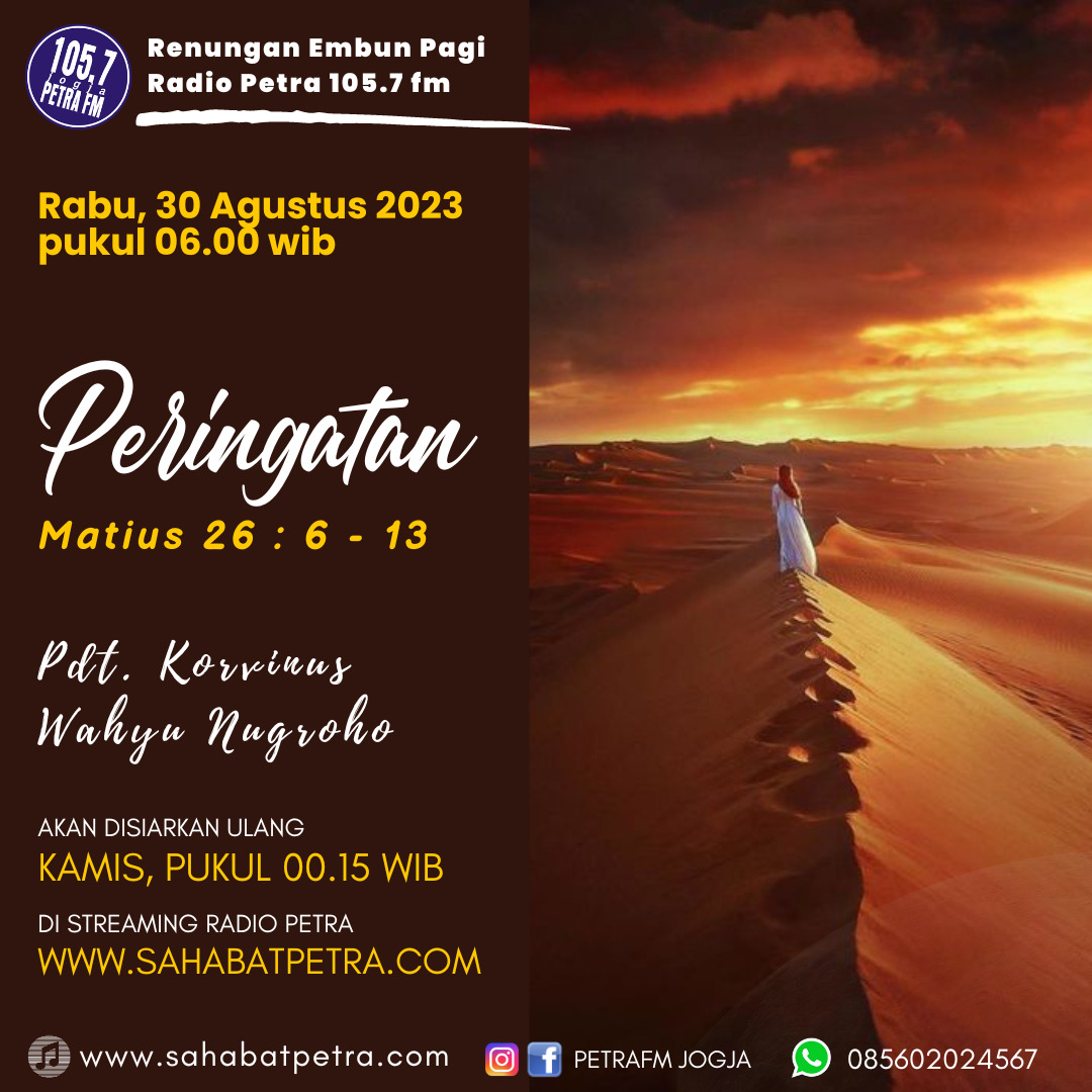 Embun Pagi - 30 AGUSTUS 2023