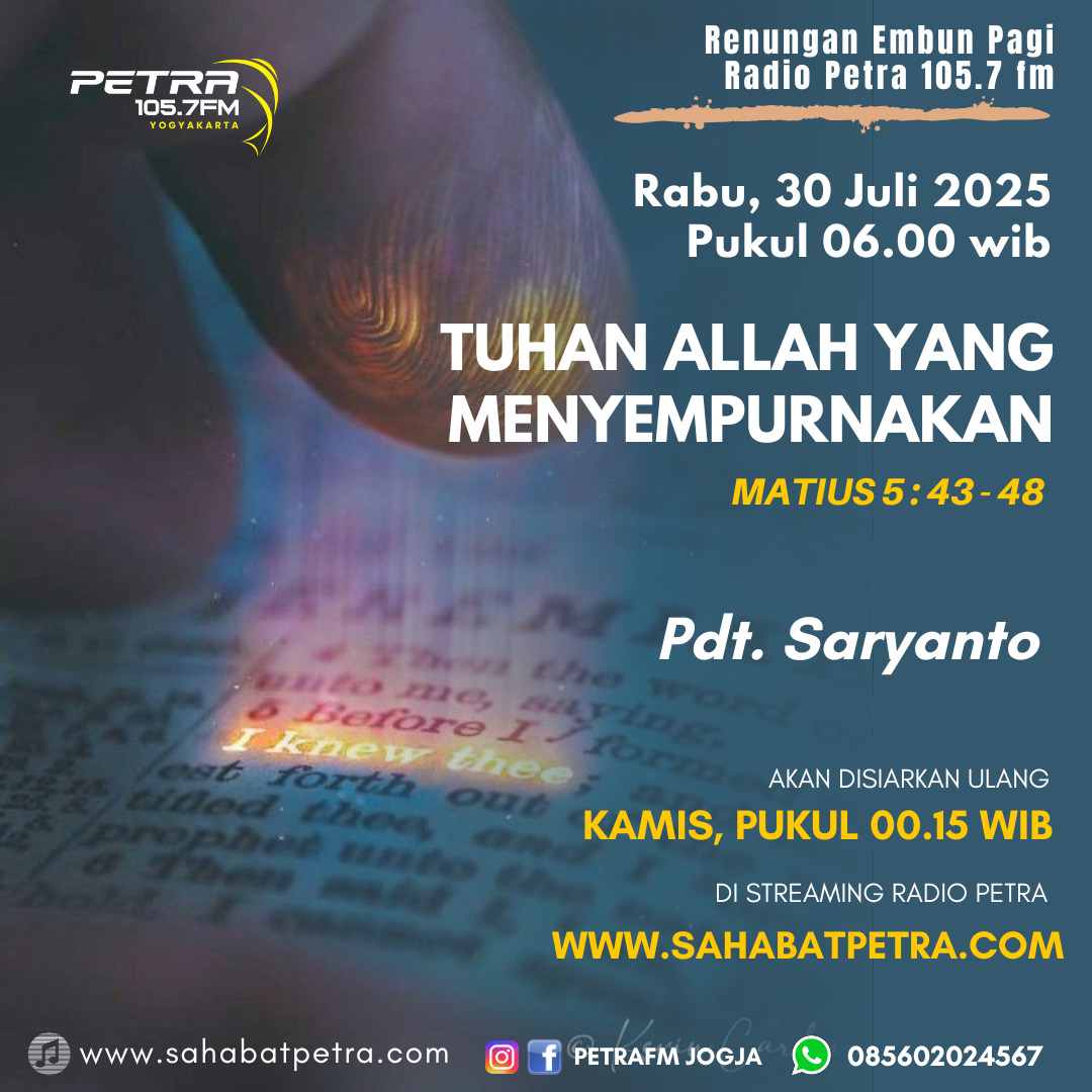 Embun Pagi - 30 JULI 2025