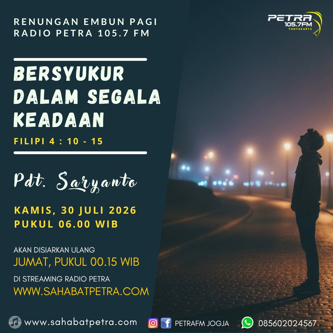 Embun Pagi - 30 JULI 2026