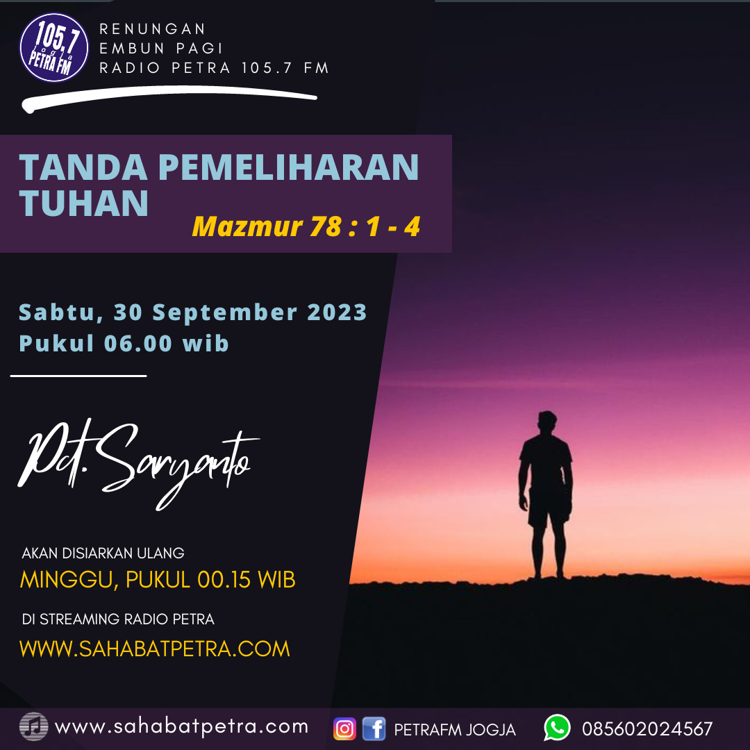 Embun Pagi - 30 SEPTEMBER 2023