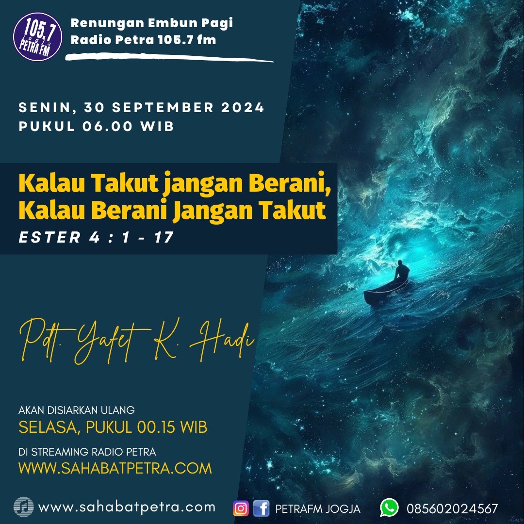 Embun Pagi - 30 SEPTEMBER 2024
