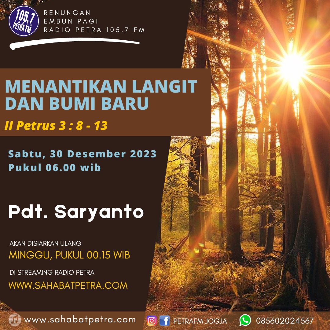 Embun Pagi - 30 DESEMBER 2023