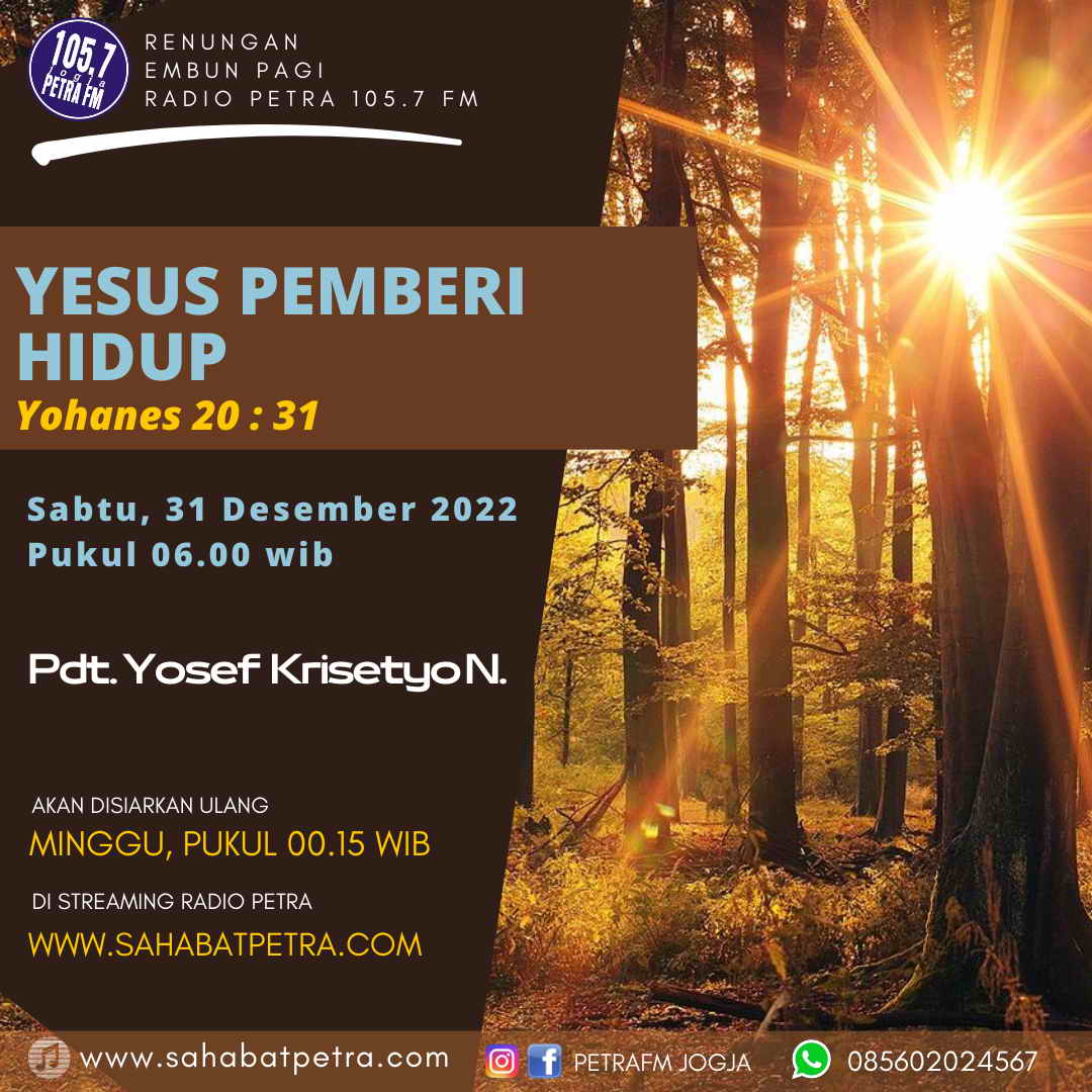 Embun Pagi - 31 DESEMBER 2022