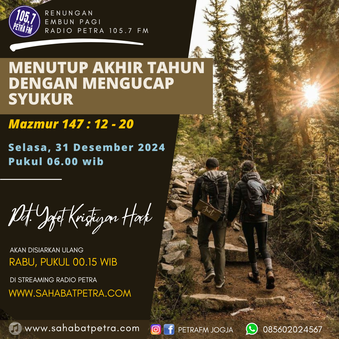 Embun Pagi - 31 DESEMBER 2024