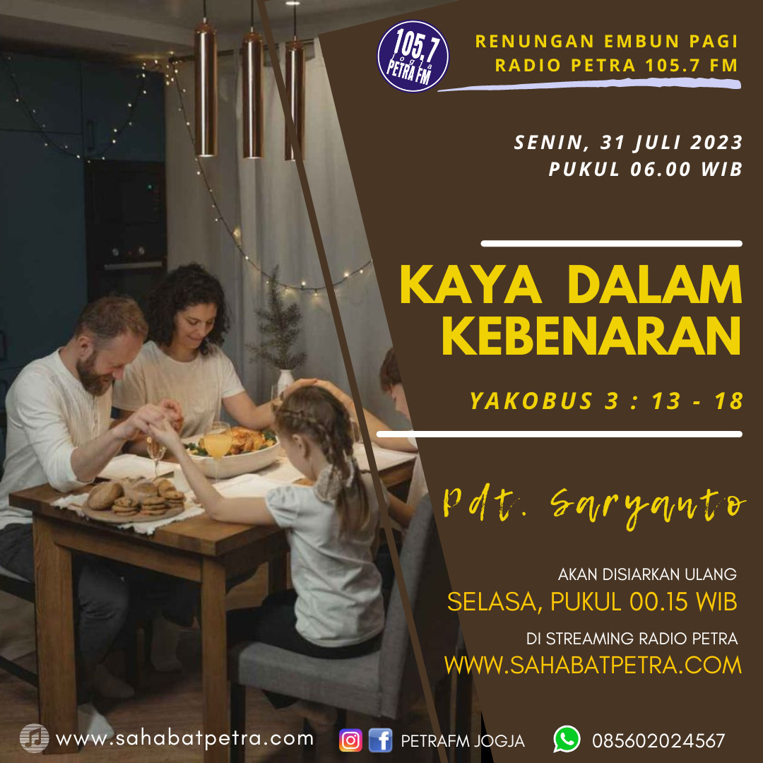 Embun Pagi - 31 JULI 2023