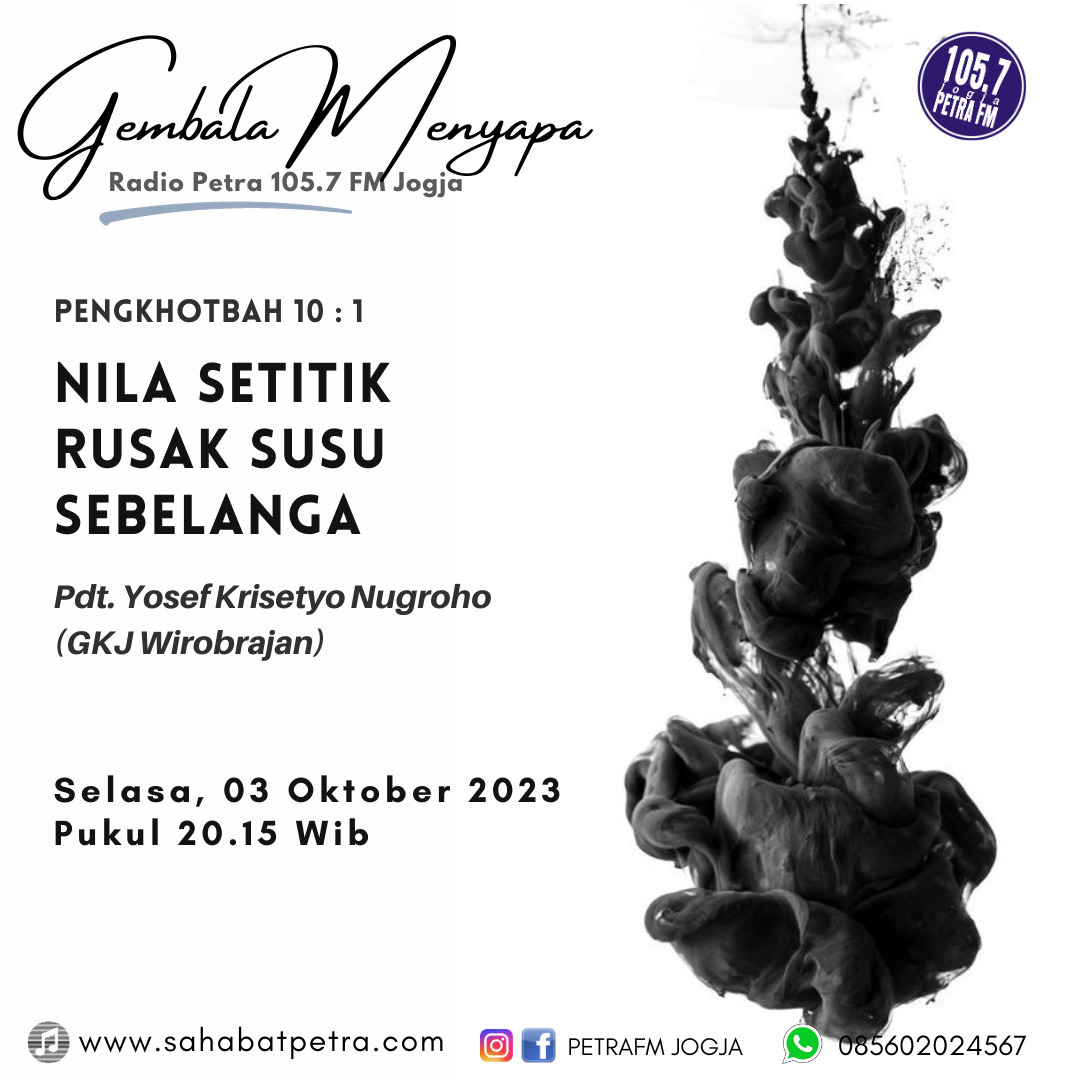 Gembala Menyapa - 03 OKTOBER 2023