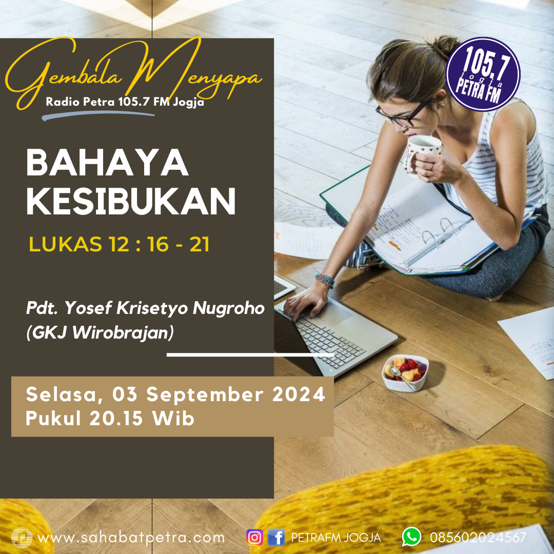 Gembala Menyapa - 03 SEPTEMBER 2024