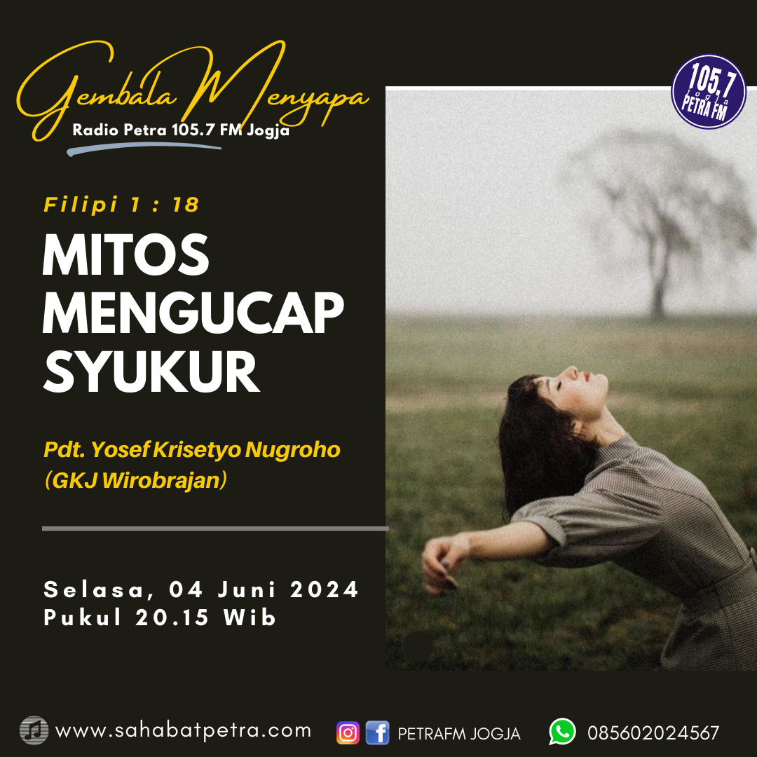Gembala Menyapa - 04 JUNI 2024