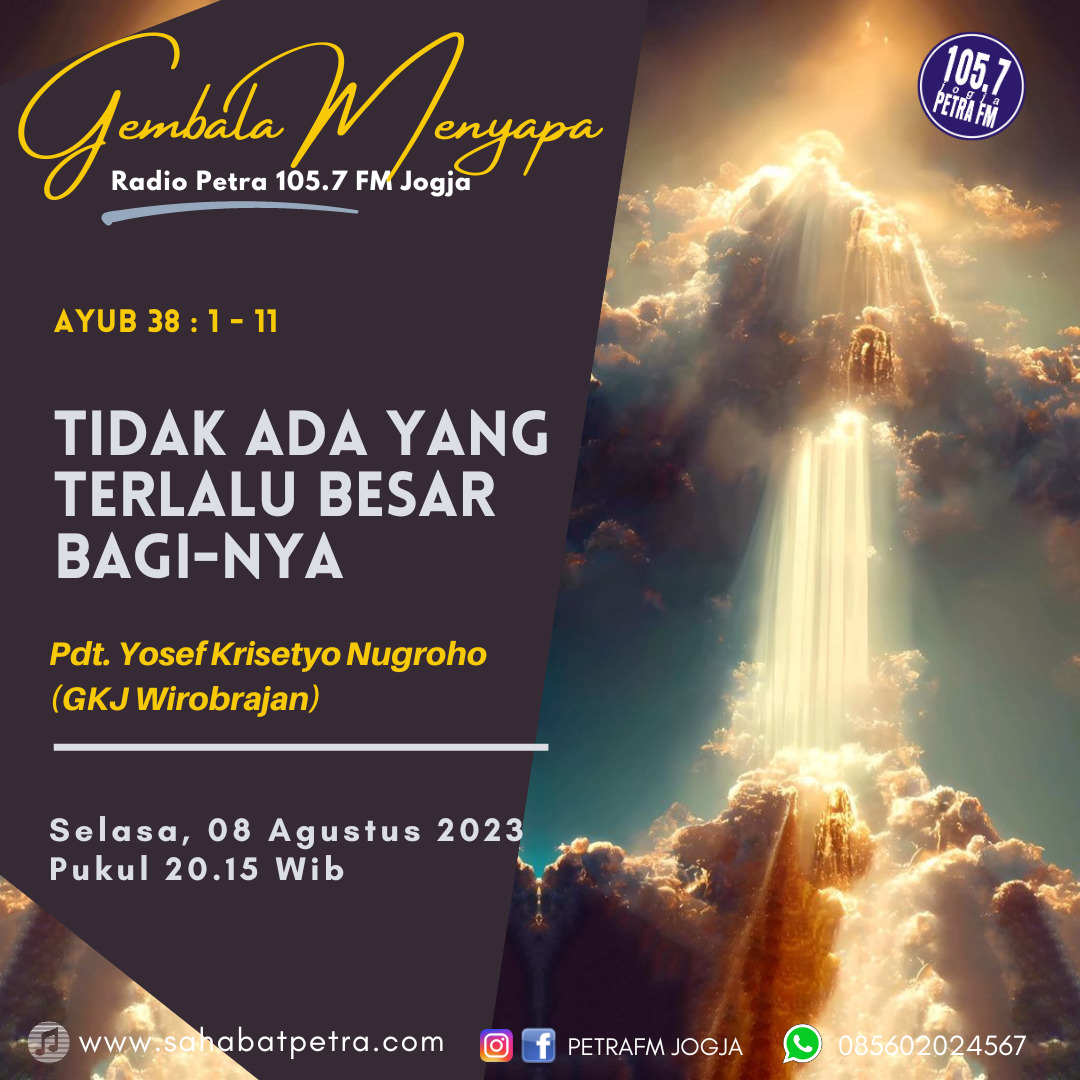 Gembala Menyapa - 08 AGUSTUS 2023
