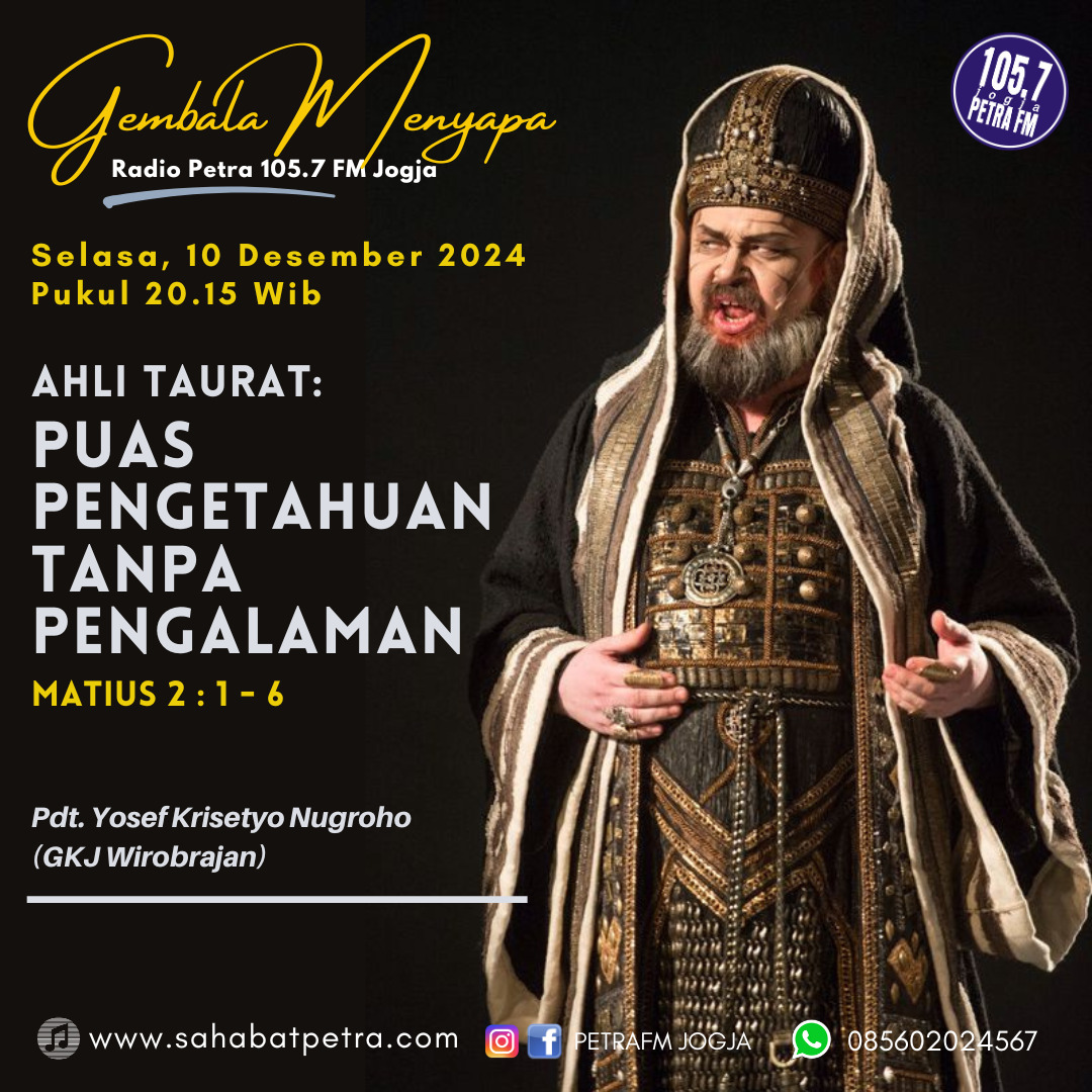 Gembala Menyapa - 10 DESEMBER 2024