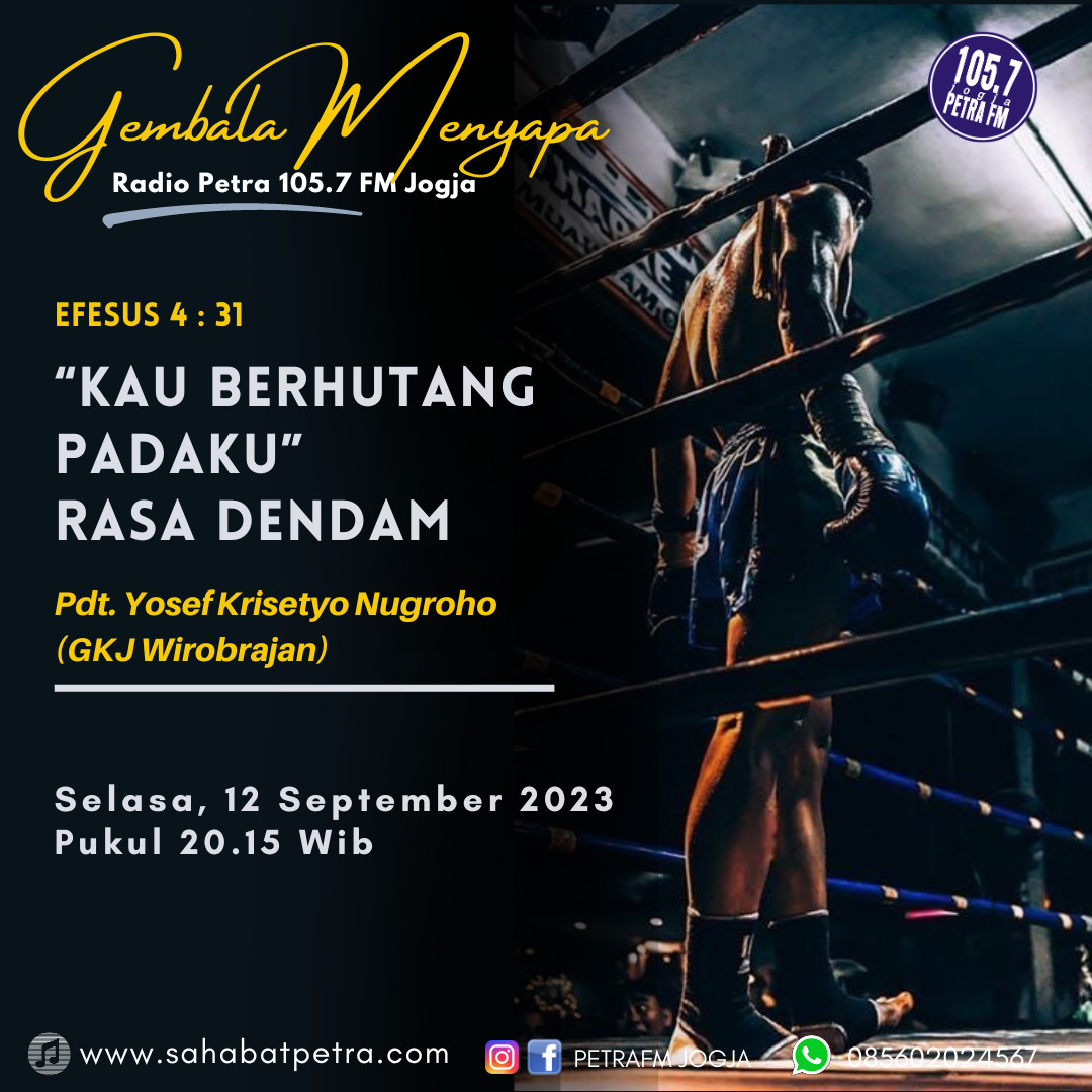 Gembala Menyapa - 12 SEPTEMBER 2023