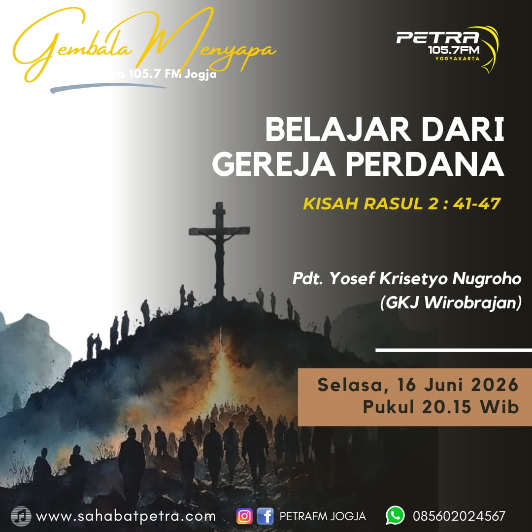 Gembala Menyapa - 16 JUNI 2026
