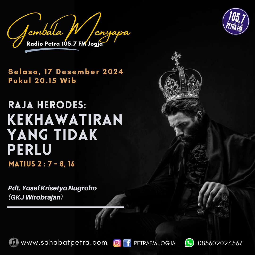 Gembala Menyapa - 17 DESEMBER 2024