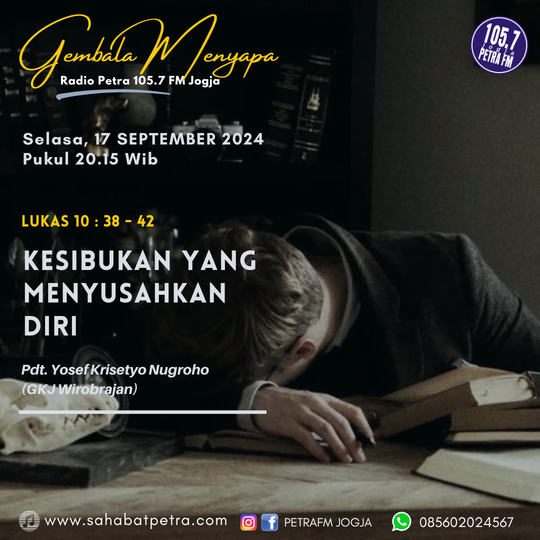 Gembala Menyapa - 17 SEPTEMBER 2024