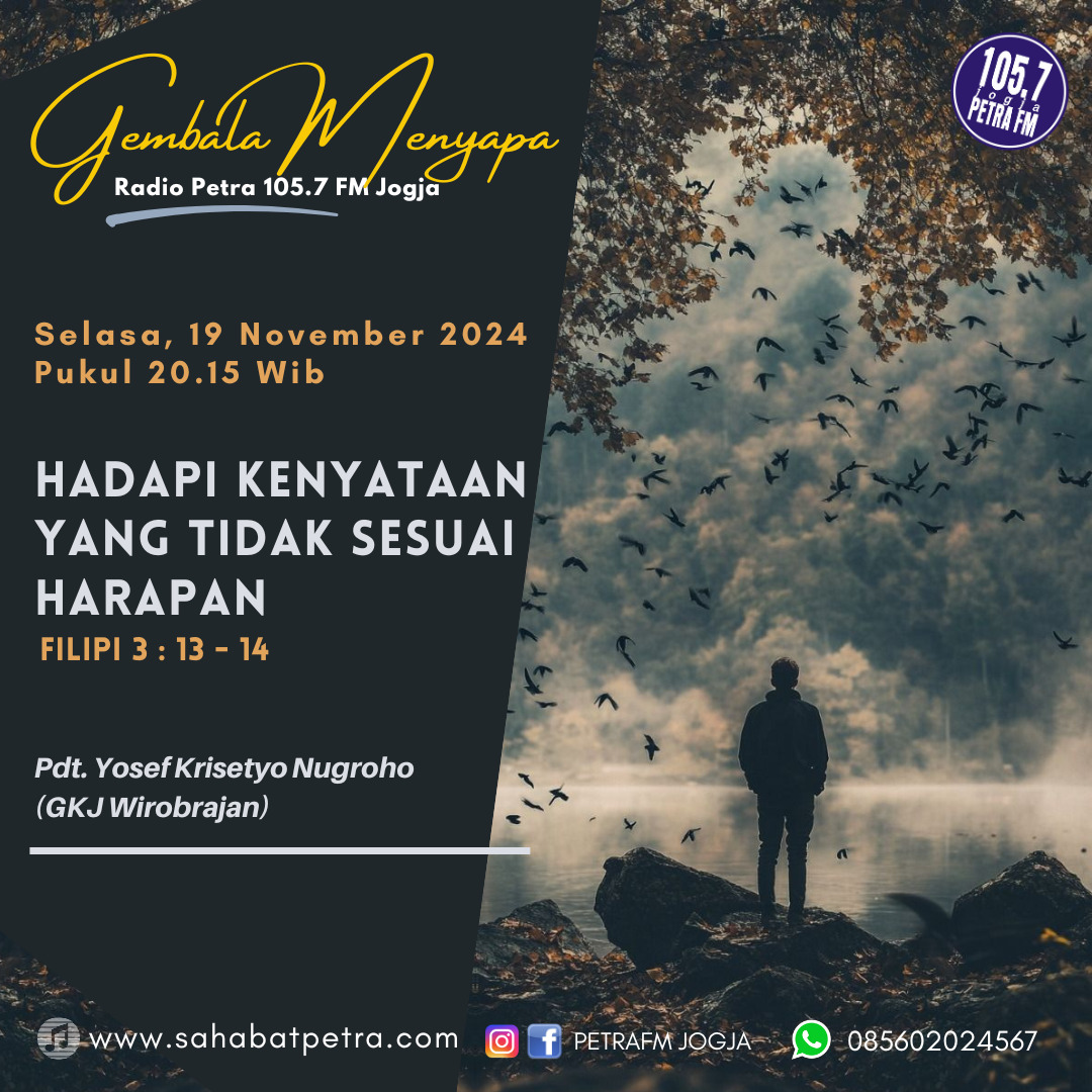 Gembala Menyapa - 19 NOVEMBER 2024