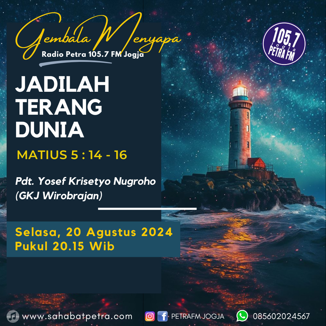 Gembala Menyapa - 20 AGUSTUS 2024
