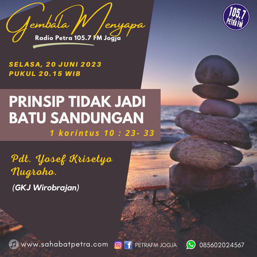 Gembala Menyapa - 20 JUNI 2023