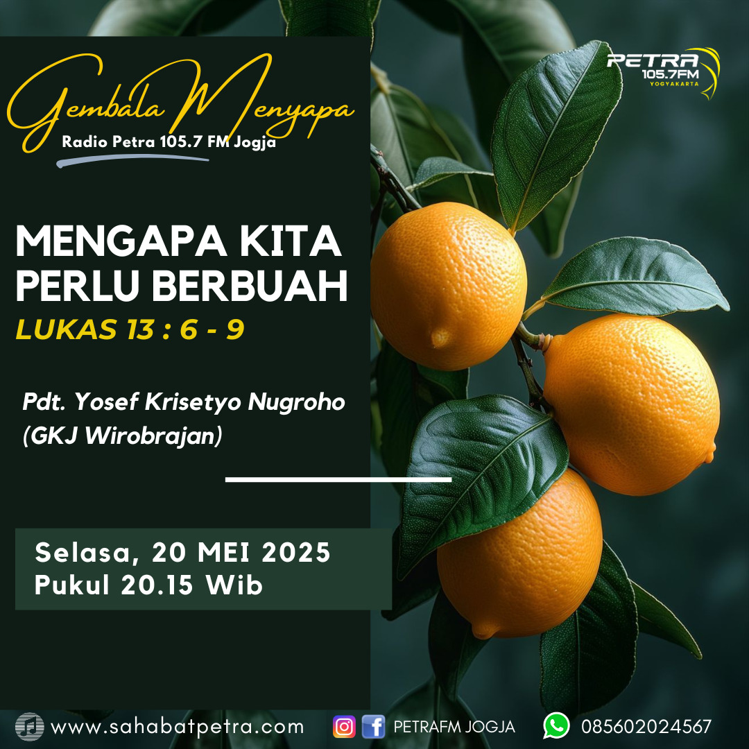 Gembala Menyapa - 20 MEI 2025