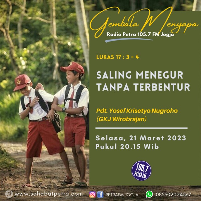 Gembala Menyapa - 21 MARET 2023