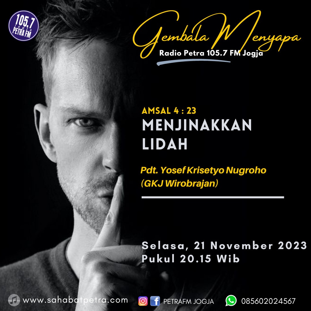 Gembala Menyapa - 21 NOVEMBER 2023