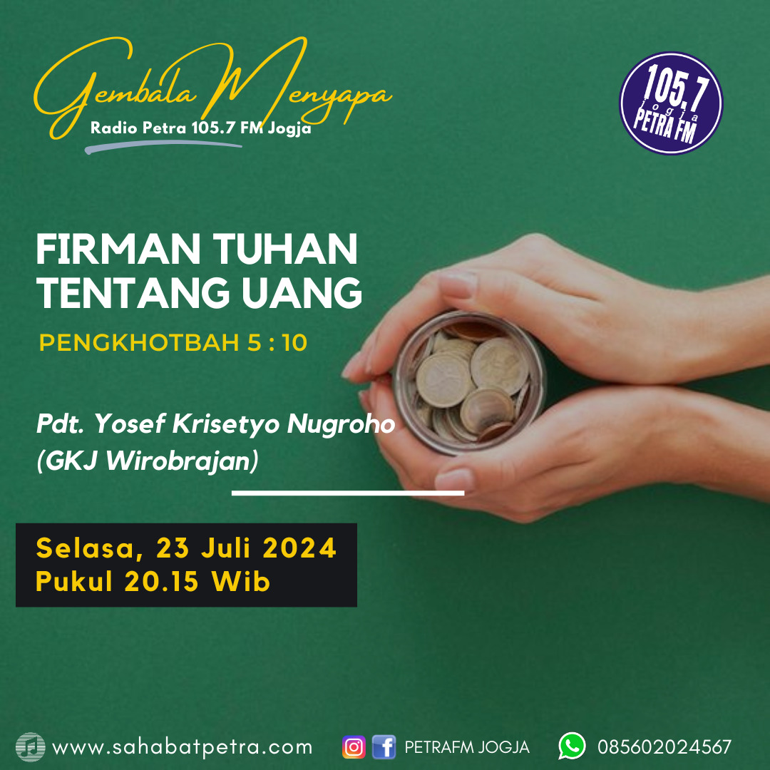 Gembala Menyapa - 23 JULI 2024