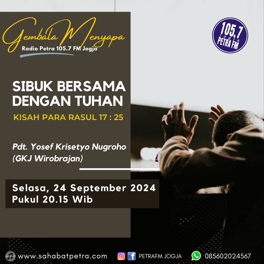 Gembala Menyapa - 24 SEPTEMBER 2024