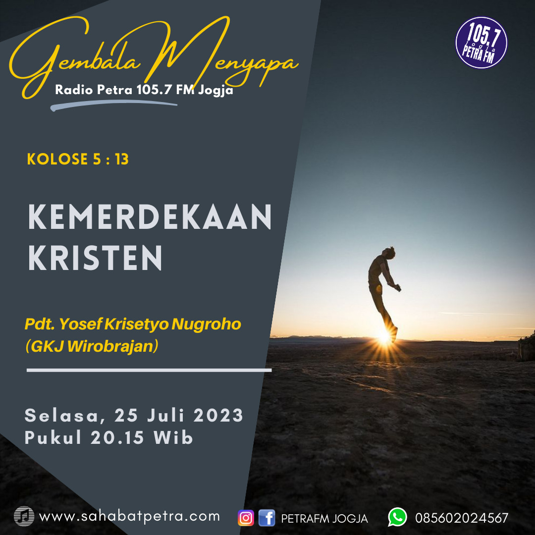 Gembala Menyapa - 25 JULI 2023