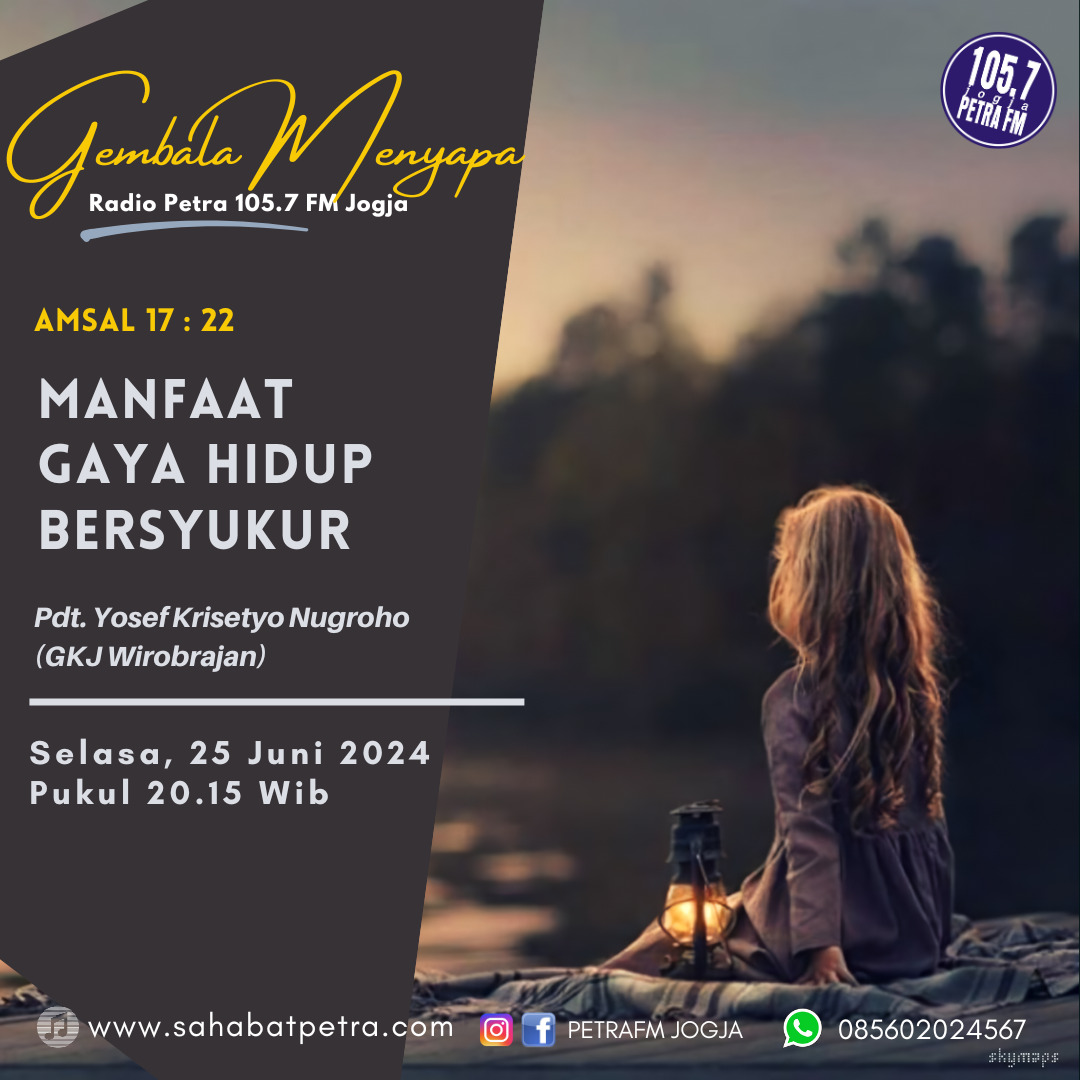 Gembala Menyapa - 25 JUNI 2024